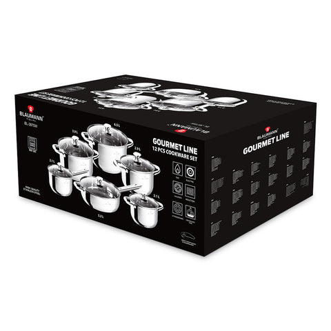  BL-3875W, juego de utensilios de cocina de 12 piezas, acero inoxidable, juego de utensilios de cocina de 12 piezas, juego de utensilios de cocina, ollas y sartenes, juego de ollas y sartenes, juego, cocina, utensilios de cocina