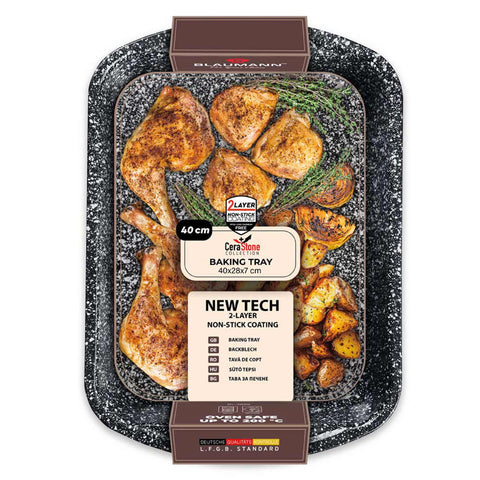  BL-3889, Asador rectangular 40x28,5cm, Bronce, Utensilios para hornear, Asador rectangular a., Asador rectangular, Asador, Hornear, Bandeja para asar