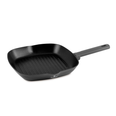 BL-3973,BH/8127,Sartén grill 28cm,Antracita mate,Sartén grill 28 cm con tapa,sartén,sartén,sartén grill,sartén grill con tapa,utensilios de cocina,cocinar,Sartenes