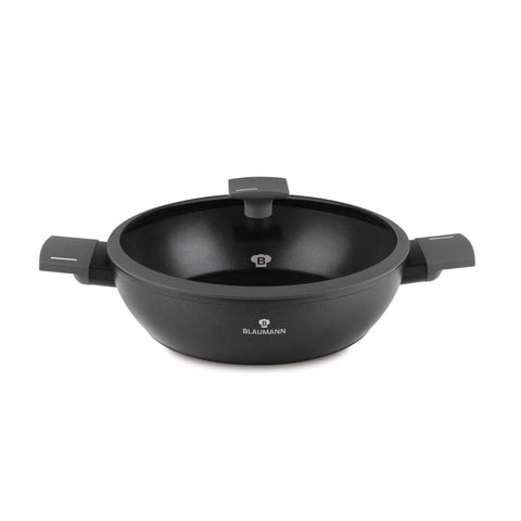  BL-3975,BH/8128,Olla baja con tapa 28cm,Antracita mate,Olla baja 28 cm,Olla baja,Olla baja con tapa,Olla,Utensilios de cocina,Cocina,Ollas y cazuelas