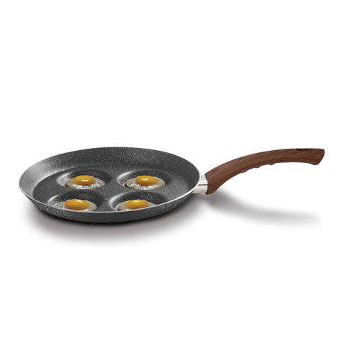  BL-3991, Sartén para huevos de 24 cm, Gris, Sartén para huevos, Sartén para huevos fritos, Sartén, Sartenes, Sartén para crepes/panqueques