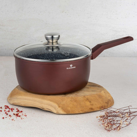  BL-4073, Cacerola con tapa 24cm, Bronce, Cacerola 24 cm b., Cacerola, Cacerola con tapa, Batería de cocina, Cocina, Ollas y cazuelas, Cacerola