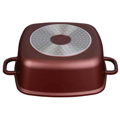  BL-4093, Olla cuadrada con tapa 26cm, Bronce, Olla cuadrada 26 cm, Olla cuadrada, Olla cuadrada con tapa, Olla, Utensilios de cocina, Cocina, Ollas y cazuelas