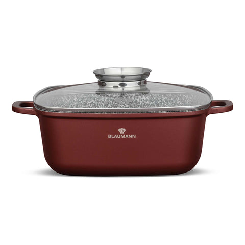  BL-4094, Olla cuadrada con tapa 28cm, Bronce, Olla cuadrada 28 cm, Olla cuadrada, Olla cuadrada con tapa, Olla, Batería de cocina, Cocina, Ollas y cazuelas