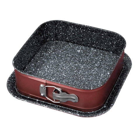 BL-4099, Molde desmontable cuadrado 28x28cm, Bronce, Utensilios para hornear, Molde desmontable cuadrado, Pastel, Acoplamiento, Horneado, Molde desmontable