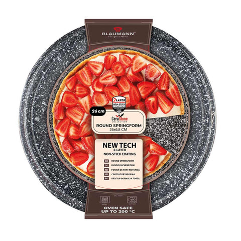  BL-4101, Molde desmontable redondo 26x6,8cm, Bronce, Utensilios para hornear, Molde desmontable redondo, Molde desmontable redondo, Pastel, Horneado, Acoplamiento, Molde desmontable