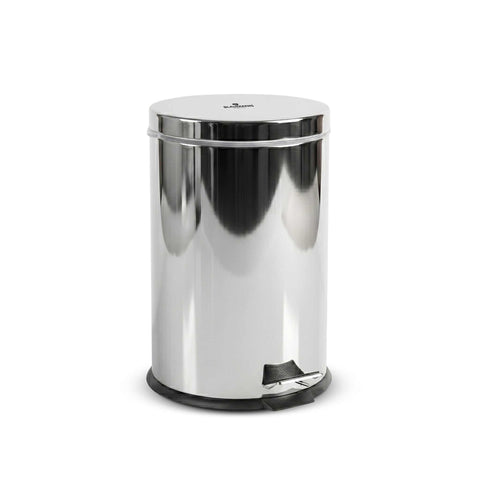 Product image of Stainless steel pedal bin 20L. Part of the Blaumann/Accessories . Features: • Material: stainless steel, plastic • Size: 29,2*29,2*44 cm, 20 L • 1 pc inner bucket • Color: stainless steel. (Studio view). Official Berlinger Haus product, boosted by Promintra sl.