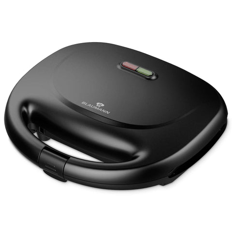 BL-9018, Black Silver Collection, Blaumann, cookwareset, ekitchen, eléctrica, Kitchen Appliances, máquina para hacer paninis, negra, prensa para paninis, Sandwich Maker, Sandwichera, sandwichera eléctrica