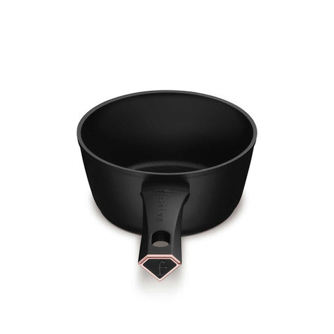  FTV-0025, Sartén 16cm, Negro Mate Oro Rosa, Sartén 16 cm a., Sartén, Batería de cocina, Cocina