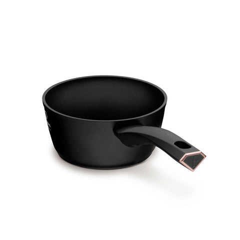  FTV-0025, Sartén 16cm, Negro Mate Oro Rosa, Sartén 16 cm a., Sartén, Batería de cocina, Cocina