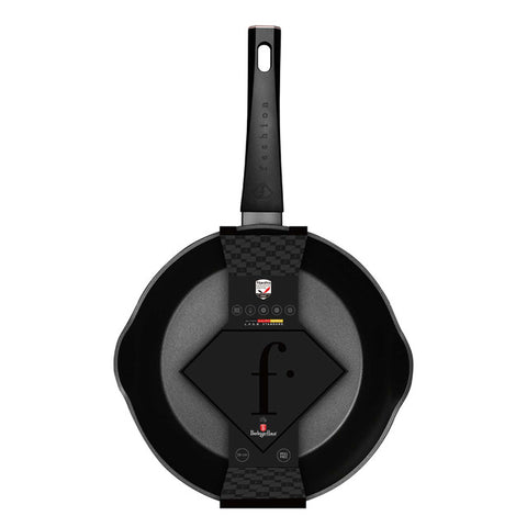  FTV-0029, Sartén honda con 2 bocas 28cm, Negro Mate Oro Rosa, Sartén honda 28 cm, Sartén, Sartén honda, Sartén, Batería de cocina, Cocina