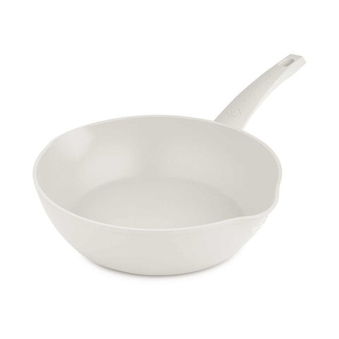  FTV-0060, Sartén honda con 2 bocas 28cm, Crema Mate Dorada, sartén honda 28 cm, sartén, sartén honda, sartén, utensilios de cocina, cocina