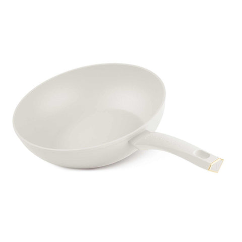  FTV-0062, Wok 28cm, Dorado Crema Mate, Wok 28 cm, Wok, Batería de cocina, Cocina
