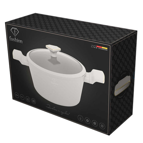  FTV-0069,Cacerola con tapa 24cm,Oro crema mate,cacerola 24 cm,cacerola,olla,cacerola con tapa,utensilios de cocina,cocina