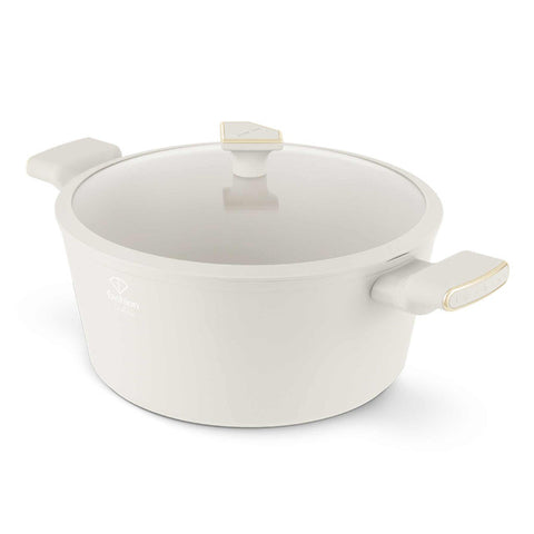 FTV-0071, Cassola amb tapa 30cm, Or crema mat, cassola 30 cm, cassola, olla, cassola amb tapa, estris de cuina, cuina