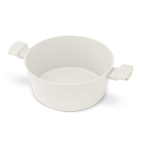  FTV-0071,Cacerola con tapa 30cm,Oro crema mate,cacerola 30 cm,cazuela,olla,cacerola con tapa,utensilios de cocina,cocina