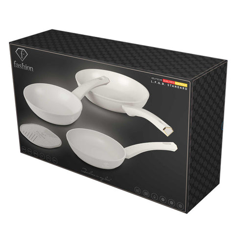  FTV-0075, juego de 4 sartenes, dorado mate, juego de 4 sartenes a., sartén, juego de sartenes, sartén, juego de sartenes, utensilios de cocina, cocina