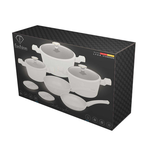  FTV-0077, juego de utensilios de cocina de 10 piezas, dorado mate crema, juego de utensilios de cocina de 10 piezas, juego de utensilios de cocina, ollas y sartenes, juego de ollas y sartenes, juego, cocina, utensilios de cocina