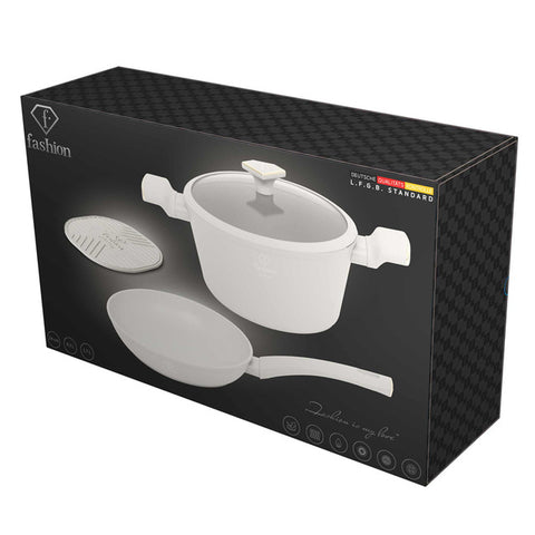  FTV-0078, juego de utensilios de cocina de 4 piezas, dorado mate crema, juego de utensilios de cocina de 4 piezas, juego de utensilios de cocina, ollas y sartenes, juego de ollas y sartenes, juego, cocina, utensilios de cocina