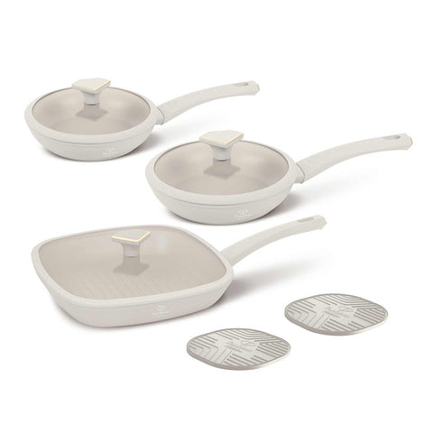 FTV-0086, juego de 8 sartenes, dorado mate, juego de 8 sartenes, sartén, juego de sartenes, juego de sartenes con tapa, sartén, juego de sartenes, sartén para parrilla, utensilios de cocina, cocina