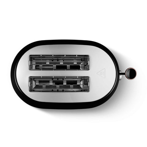  FTV-0111, Tostadora, Negro Oro Rosa, Eléctrica, Dos Rebanadas