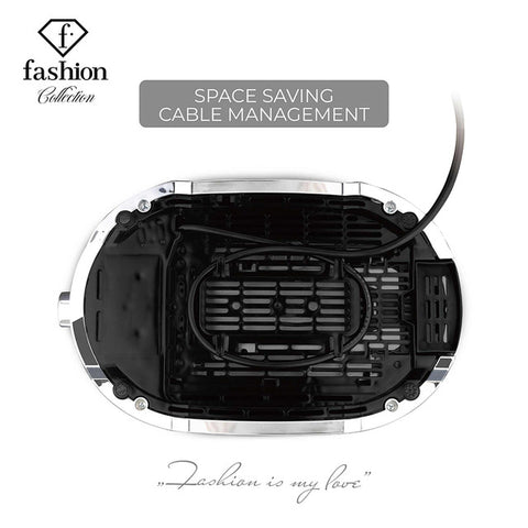  FTV-0111, Tostadora, Negro Oro Rosa, Eléctrica, Dos Rebanadas