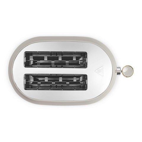  FTV-0112, Tostadora, Crema Dorada, Eléctrica, Dos Rebanadas