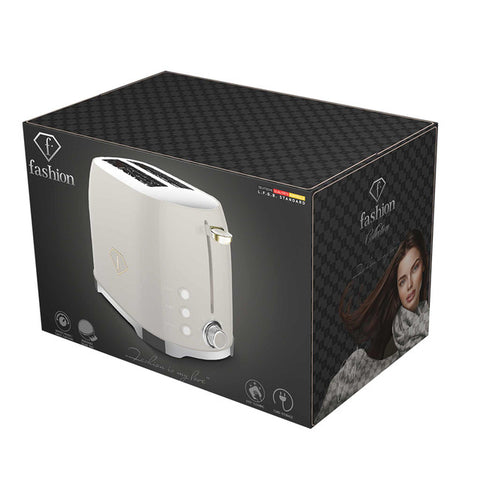  FTV-0112, Tostadora, Crema Dorada, Eléctrica, Dos Rebanadas