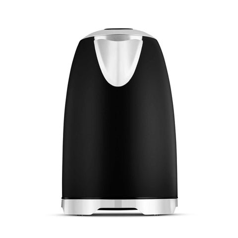 Product image of Electric kettle. Part of the MATTE BLACK- ROSE GOLD . Features: • Material: 18/10 stainless steel, plastic • Capacity: 1,7L • Voltage: 220-240V,50/60Hz • Power: 2200 W • Length of power cord: 65-70 cm • Color: b.... (Studio view). Official Berlinger Haus product, boosted by Promintra sl.