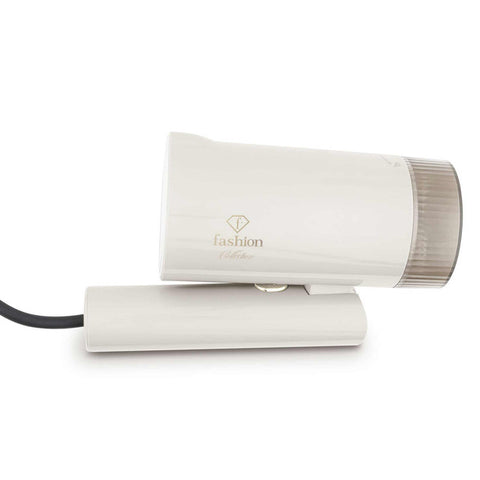  FTV-0126, Vaporizador de mano plegable, color crema dorado, eléctrico, vaporizador de ropa, vaporizador de mano, plegable