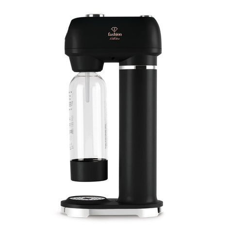 FTV-0129, Màquina de refrescos amb 2 ampolles i baròmetre, Negre mat or rosa, màquina de refrescos, barra de refrescos, aigua amb gas, aigua amb gas