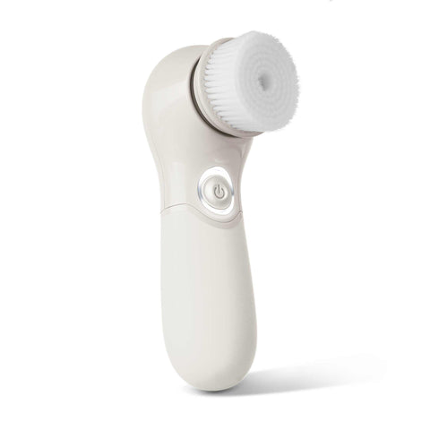Product image of 3in1 facial cleanser. Part of the MATTE CREAM- GOLD . Features: • Size: 169*60*74 mm • 3 different brush heads: • Cleaning & clearing brush • Deep cleaning brush • Silicone cleaning brush • Batteries: 2 pcs AA (.... (Studio view). Official Berlinger Haus product, boosted by Promintra sl.
