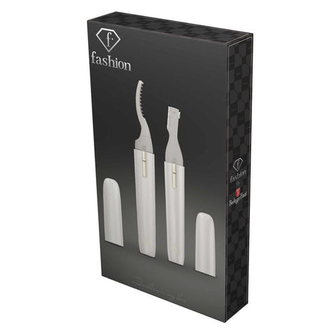  Rizador de pestañas con calor y afeitadora eléctrica 2 en 1