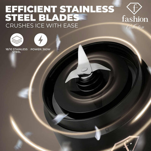  FTV-0139, Batidora, Negro Oro Rosa, mini licuadora, eléctrica, licuadora, batidora, Turmix