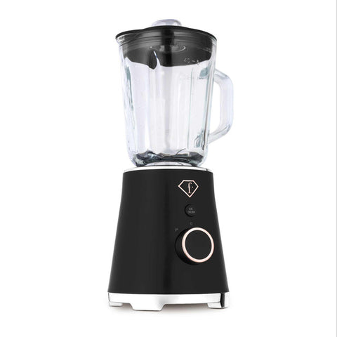  FTV-0141, Batidora de vaso con jarra de cristal de 1,5L, 1000W, color negro y oro rosa, batidora de vaso, eléctrica, batidora, turmix