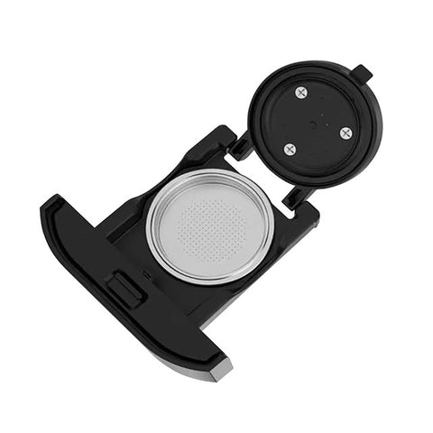  Cafetera de cápsulas 4 en 1 FTV-0157, color negro y oro rosa, eléctrica