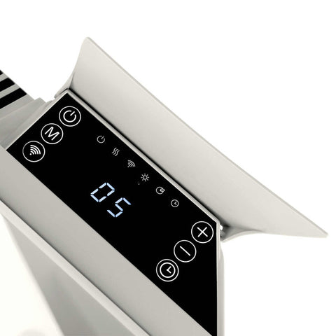  FTV-0164, Calentador eléctrico de panel de vidrio, Crema dorada, Calentador de panel de vidrio, eléctrico