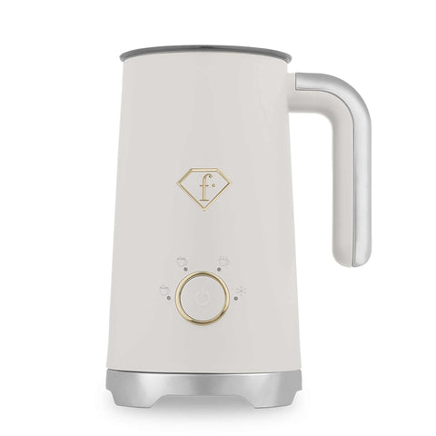 Product image of Milk frother. Part of the MATTE CREAM- GOLD . Features: • Material: stainless steel, plastic • Capacity for heating: 300 ml • Capacity for foaming: 160 ml • Voltage: 220-240V,50/ 60Hz • Power: 400W • 2 p.... (Studio view). Official Berlinger Haus product, boosted by Promintra sl.