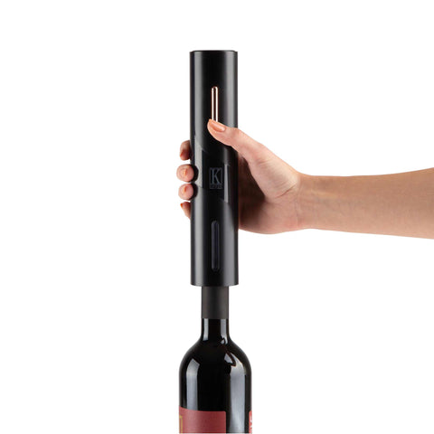 Abridor de vino eléctrico, aparato de cocina, abridor de vino eléctrico, a batería, negro, oro rosa, BH/9396, BH/9396N, KI-1012