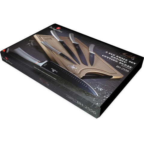  LP,BH,037L,BH/2556,BH/2556A,BH/2833,Juego de cuchillos de 6 piezas con tabla de cortar de bambú,Gris,T3: Juego de cuchillos de 6 piezas con tabla de cortar de bambú a.,juego de cuchillos,cuchillos,cuchillo,tabla de cortar,bambú,Cuchillos y herramientas de corte