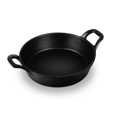  LP,BH,188,BH/6536, Olla baja de hierro fundido de 18 cm, Negra, para exterior, Olla baja de 18 cm, Hierro fundido, Olla baja, Utensilios de cocina, Cocina, Picnic, Ollas y cazuelas