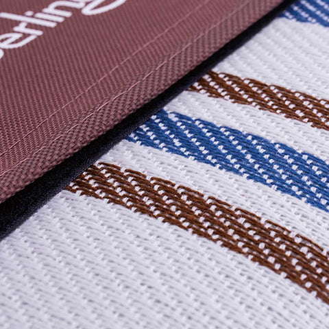  LP,BH,193,BH/8645, Manta de picnic, Marrón, Azul, Blanco, Exterior, Exterior y Camping