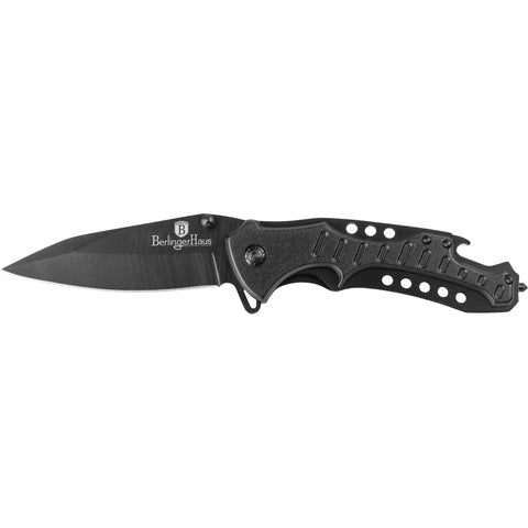 Cuchillo de caza plegable, cuchillo de caza, negro, BH/8647, LP-BH-195