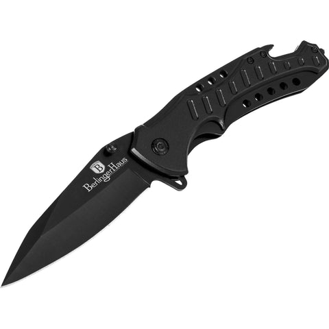 Cuchillo de caza plegable, cuchillo de caza, negro, BH/8647, LP-BH-195