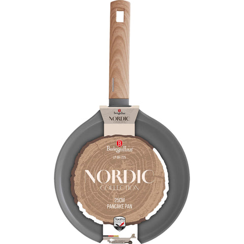  LP-BH-225, Sartén para panqueques de 25 cm, Gris mate, Sartén para panqueques de 25 cm, Sartén para panqueques, Utensilios de cocina, Cocina