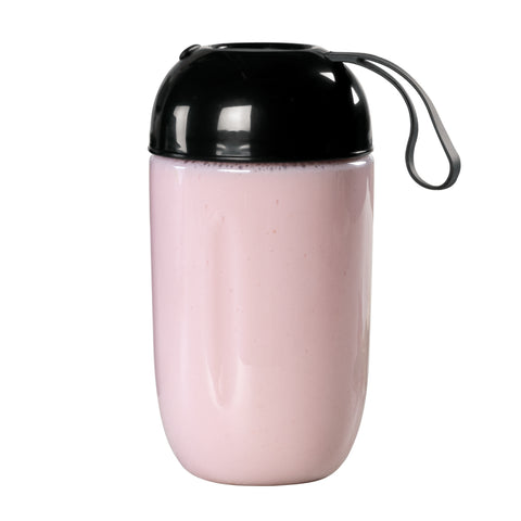 Product image of Blender with USB. Part of the Black Vantage Collection/Matte Black Collection/Black Silver Collection . Features: • Material: stainless steel, plastic • Power: 120-130 W 7,4 V • Batteries: 1500mAh*2 pcs • Charging with USB cable • Color: black. (Studio view). Official Berlinger Haus product, boosted by Promintra sl.