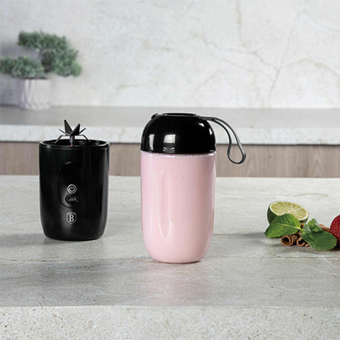  Licuadora LP-BH-235 con puerto USB, color negro mate, carga eléctrica/con cable, ideal para llevar, con puerto USB.