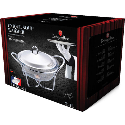  LP,KL,021,BH/1984, Calentador de sopa 2,4L, Acero inoxidable, Calentador de alimentos, Calentador de sopa, Almacenamiento de alimentos