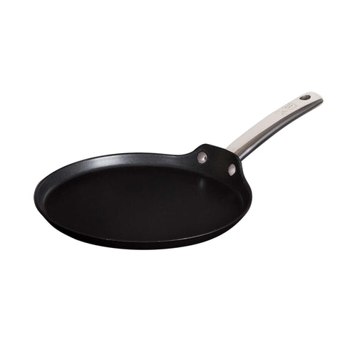 Sartén para panqueques, utensilios de cocina, cocinar, sartén para panqueques de 25 cm, negra, LP-KL-103C