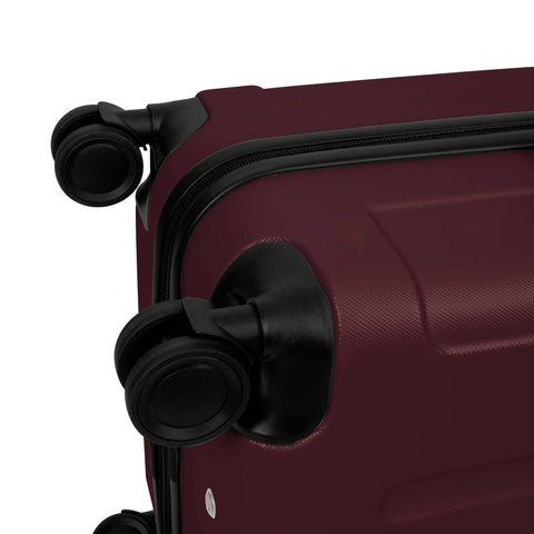  SF-5002, juego de maletas de 3 piezas, Burdeos, dorado, juego de maletas de 3 piezas, viaje, maleta, juego de maletas